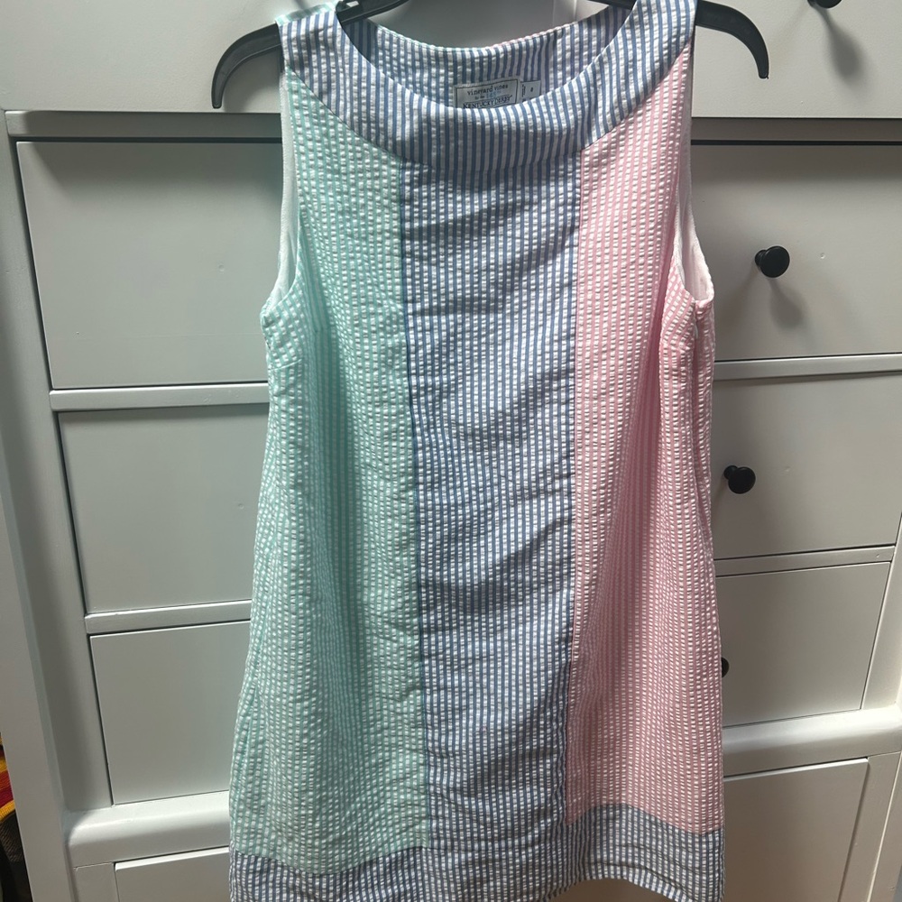 Vineyard Vines 145th Kentucky Derby seersucker Dress